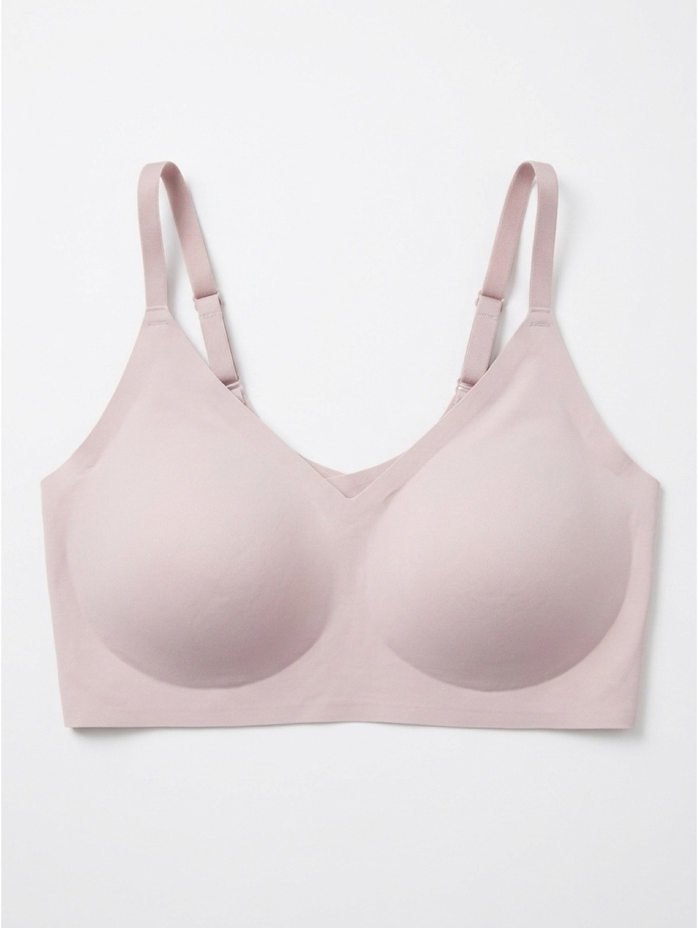 True & Co. Wireless Light Pink Bra Size Large